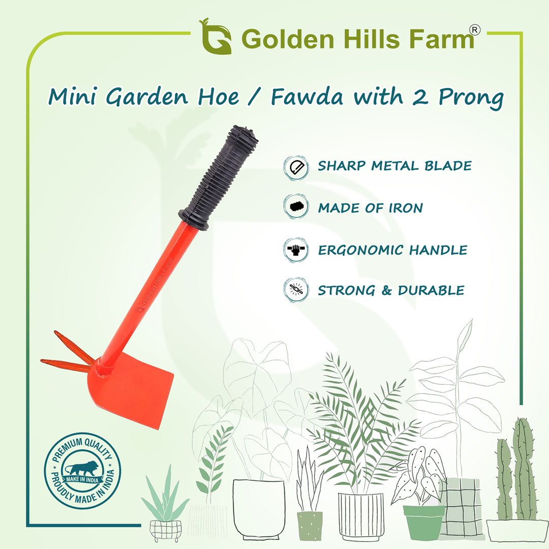 Garden hoe 2 prong