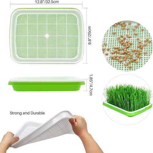 Microgreens Growing Trays Sprouter Tray 